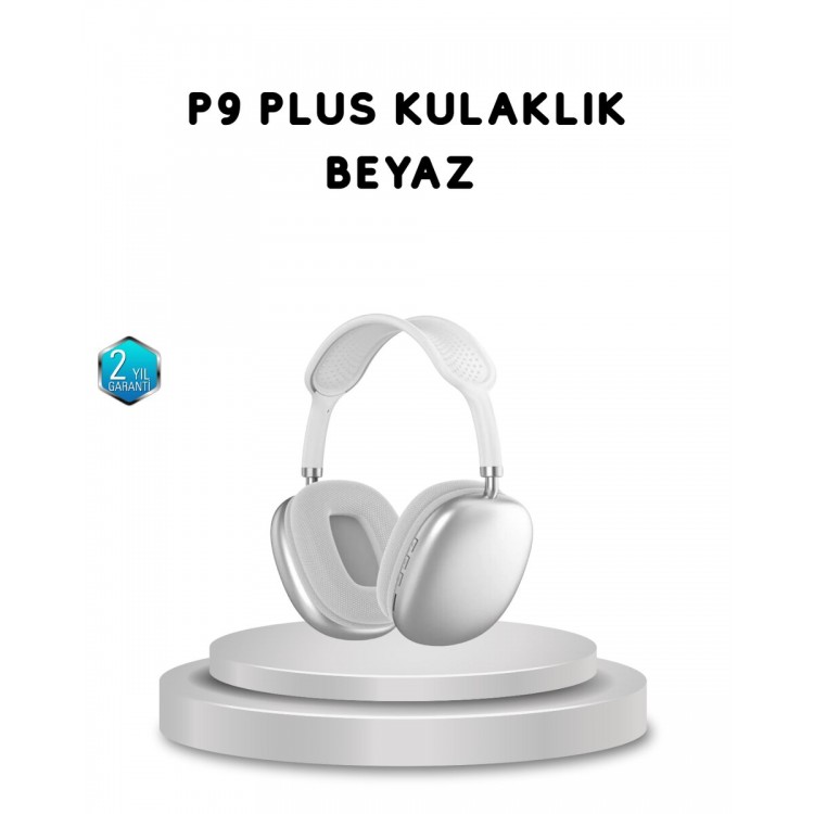 P9 Pro Plus Bluetooth Kulak Üstü Kulaklık –Gürültü Engelleme ve 5 Saat Dinleme Süresi