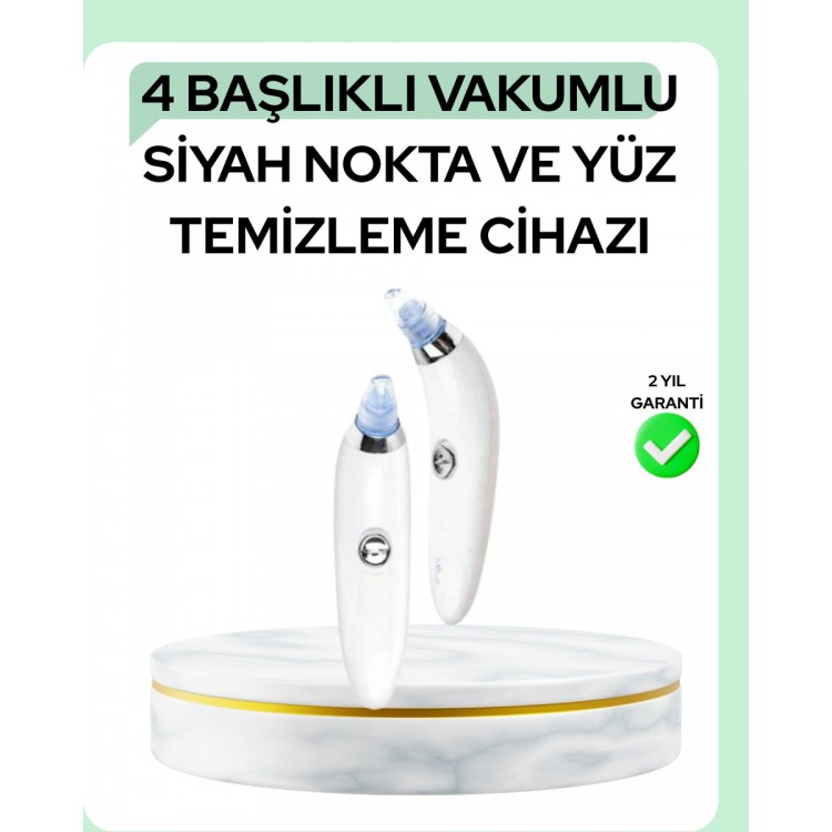 Pore ​​Opening Steam Effect Vacuum Blackhead Cleaner– Suitable for Different Skin Types