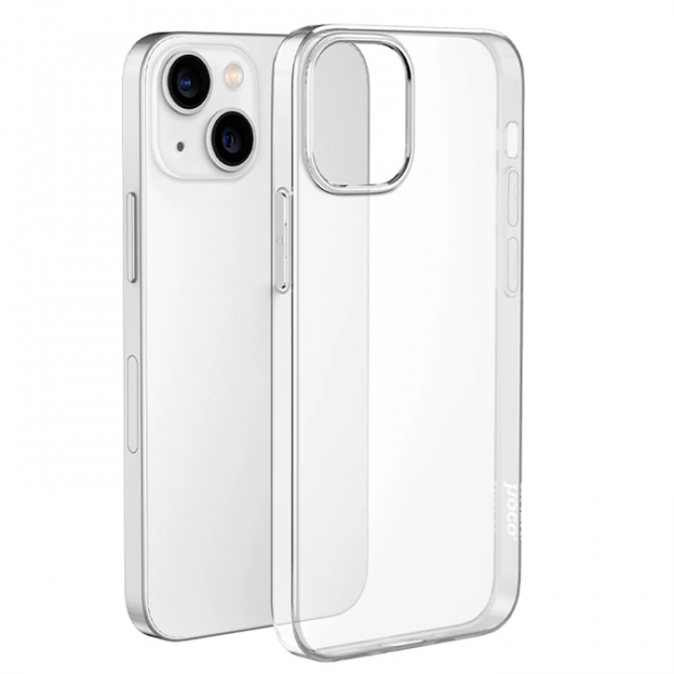 HOCO Light Series TPU iPhone 15 Plus Şeffaf Kılıf-(5775)