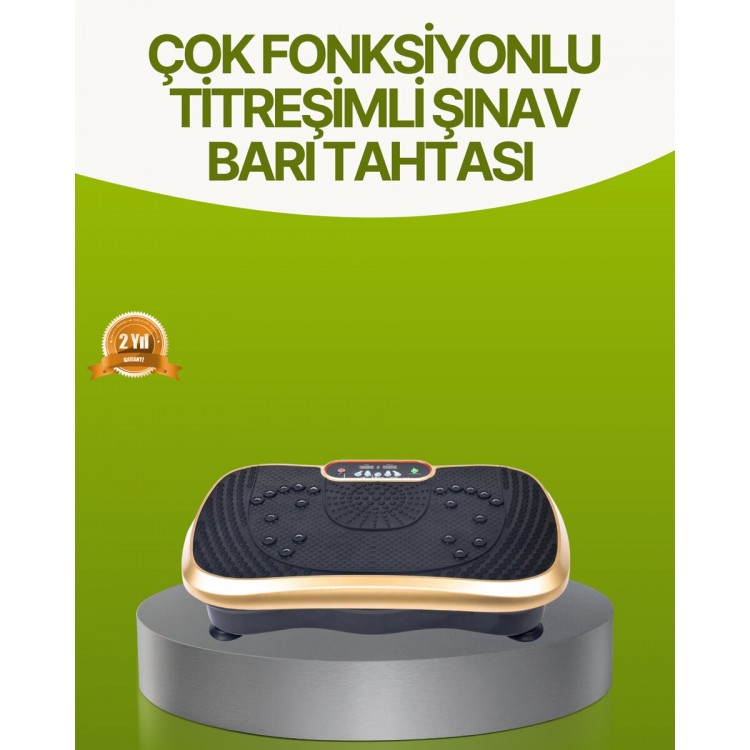 Titreşimli Egzersiz Platformu Evde Fitness ve Kas Güçlendirme