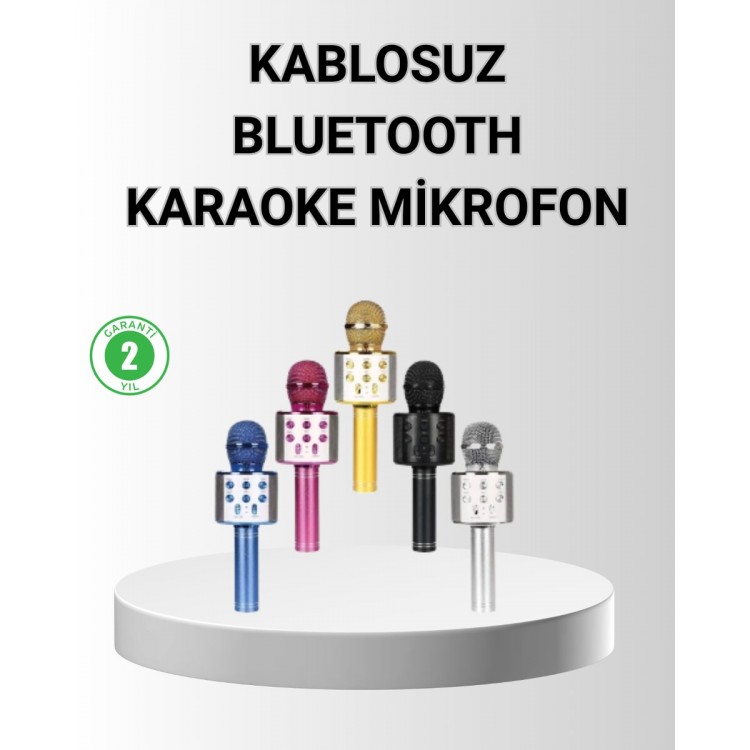Bluetooth Karaoke Microphone – High Sound Quality EchoEffect Long Life Battery