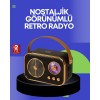 Zamanın ötesine geçen klasik bir dokunuşla tasarlanan bu retro radyo, evinizin atmosferine sıcak bir nostalji hissi katarken modern teknolojiden de ödün vermez.Bluetooth bağlantısı, kablosuz müzik keyfi sunar. USB ve TF kart girişleri ile farklı müzik dos