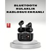 Active Noise Canceling (ANC) Wireless Bluetooth Headset –Touchscreen with Digital Display and Long Battery Life