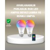RGBW Teknolojili Akıllı LED Ampul Zamanlayıcılı