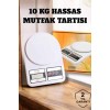 Yüksek Hassasiyetle Tarifi Tam Uygulayan Dijital Mutfak Tartısı  Dijital Mutfak Tartısı, 10 kg'a kadar hassas ölçüm kapasitesi sunarak yemeklerinizin doğru ölçümlerle hazırlanmasını sağlar. Yüksek hassasiyetli sensörler, ölçümdeki hataları en aza indirir 