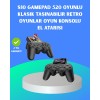 500-in- with 2.4 Inch HD Color Screen1 Portable Retro Game Console Cable TV Connectionand Long Battery Life