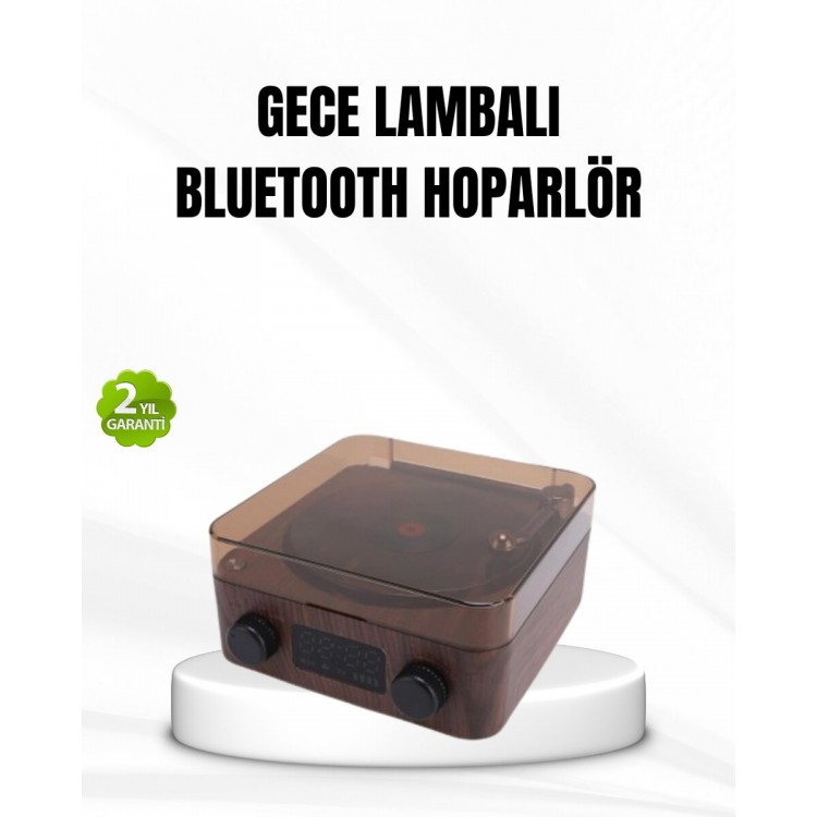Night Light Digital Clock and Ambience with Bluetooth Speakerthe light It's purposeful