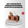 Couple with speaker Retro Bluetooth Speaker 1800mAh Battery AUX USB SDwith card