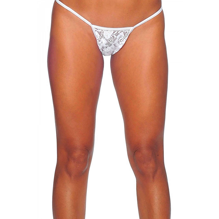 White Lace Thong TM1165