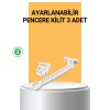 Pencere Cam Emniyet Kilidi Açılma Sınırlayıcı Set