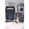 1283 Kablosuz Bluetooth Hoparlör, 6.5 inçlik güçlü woofer boyutuyla etkileyici bir ses performansı sunar. 15W çıkış gücü sayesinde derin bas ve net tiz sesler üreterek müzik dinleme deneyiminizi bir üst seviyeye taşır. Taşınabilir yapısı, şarj edilebilir 