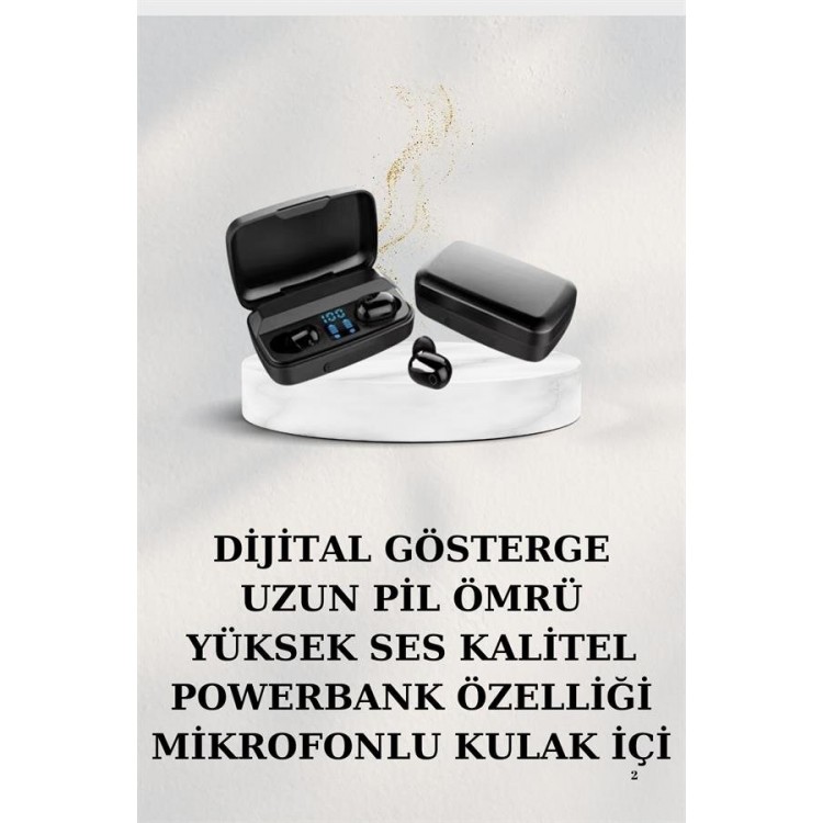 Bluetooth Headset Wireless TWS Stereo Bluetooth with Digital Display5.0