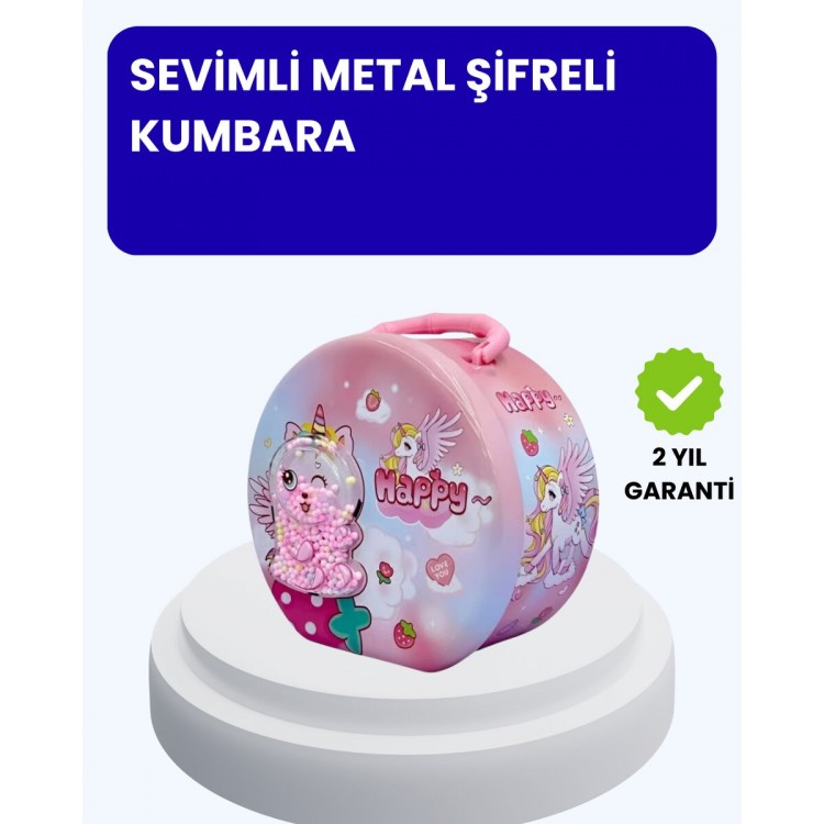 Çocuk Para Kasası Anahtarlı Güvenli Tasarruf Kutusu