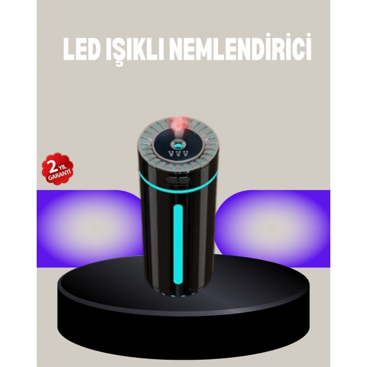 Ultrasonic Air Humidifier with Aromatherapy LED Atmosphere Light