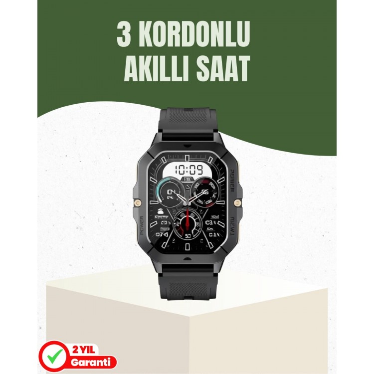 Şık ve Hafif Akıllı Saat Spor ve Günlük Kullanım