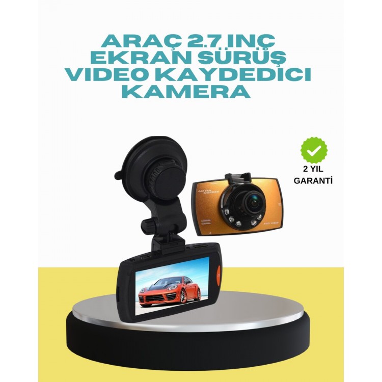 Araç İçi Güvenlik Kamerası Hareket Algılamalı HD DVR