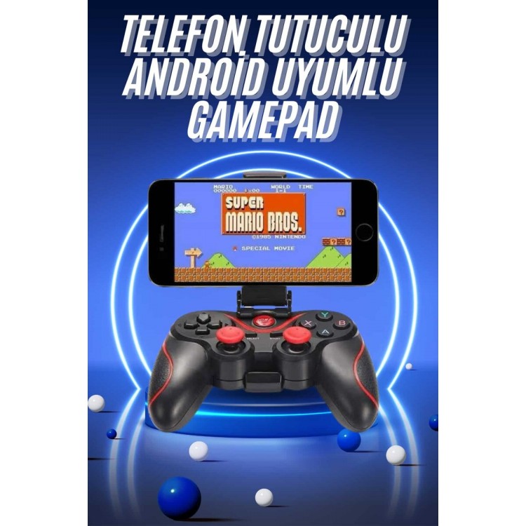 Joystick Gamepad Bluetooth Phone Holder Game Handle PhoneAndroid Compatible