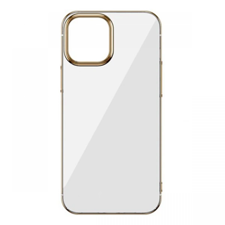 Baseus Glitter iPhone 12/12 Pro Transparent LuxSilicone Case Soft TPU Case-(5775)