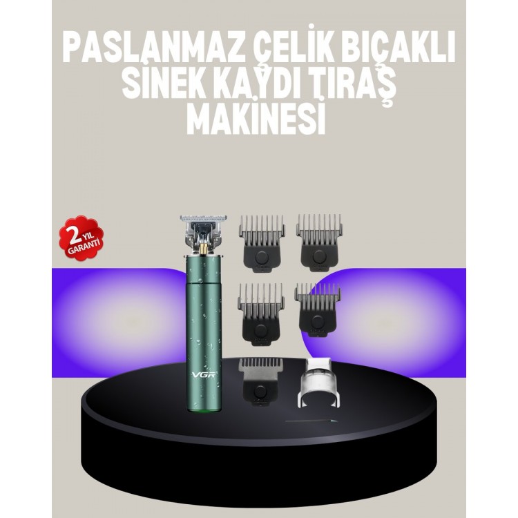IPX5 Waterproof Hair Clipper with 4 Limit CombsMakinesi