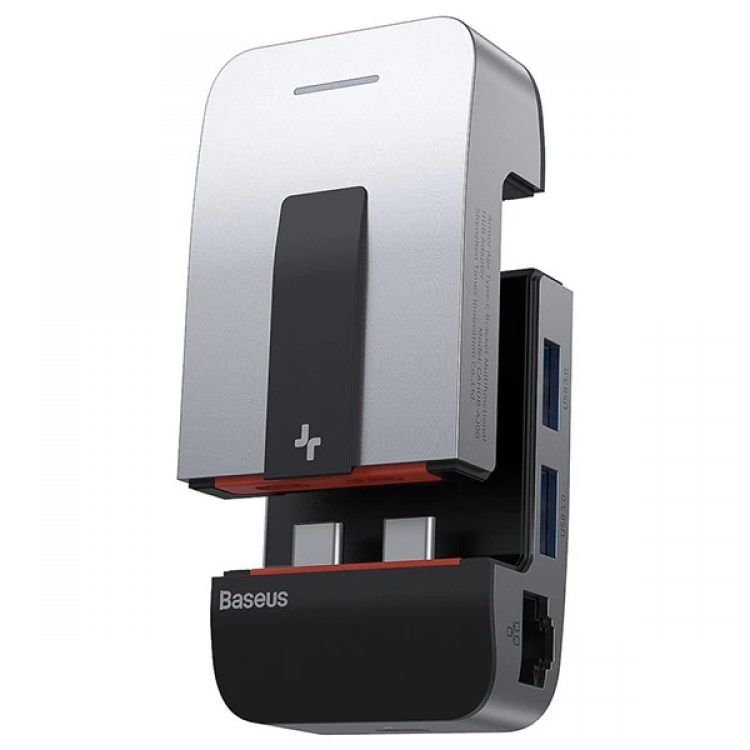 Baseus Armor Age 9in1 Type-C MultifunctionalHUB HDMI RJ45 USB 3.0-(5775)