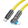 HOCO U118 Rotating Head PD to iPhone LightningFast Charging and Data Cable-(5775)