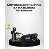 Bluetooth Speaker for Motorcycle and Daily Use andDisc Lock Set
