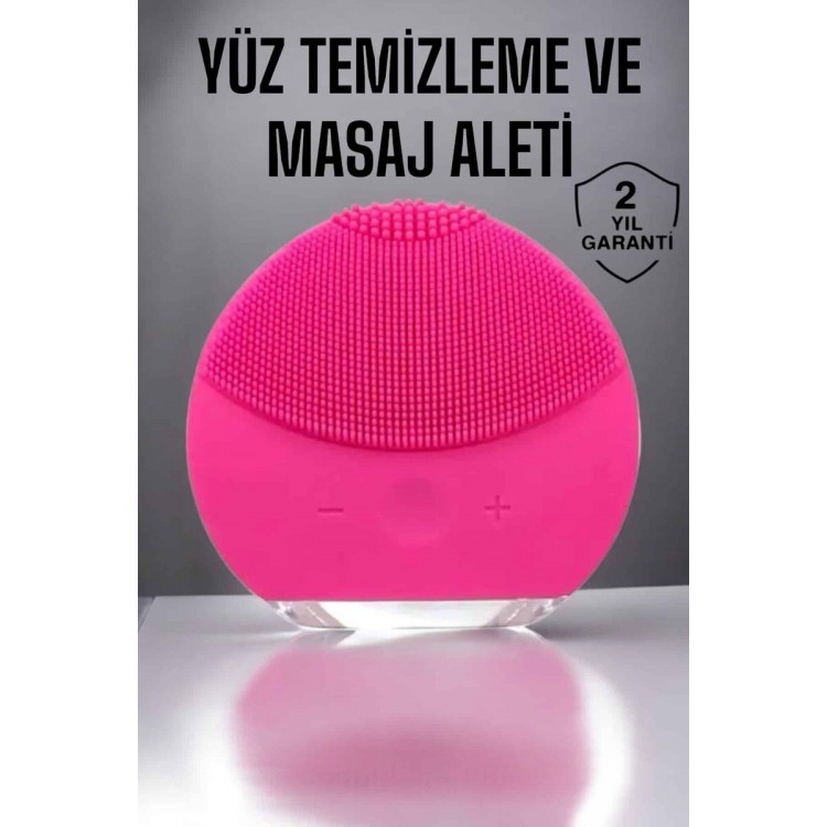 Profesyonel Yüz Temizleme Masaj Aleti Su Geçirmez Kablosuz Şarj Özellikli Kolay Temizlenebilir
