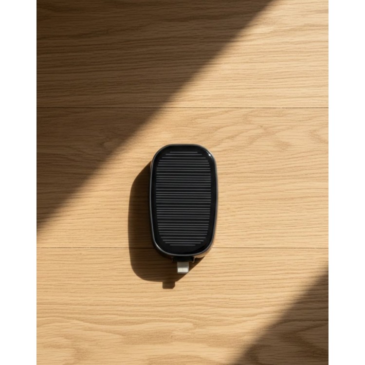 Solar Powered Mini Powerbank 1200mAh Ultra Thin Portable