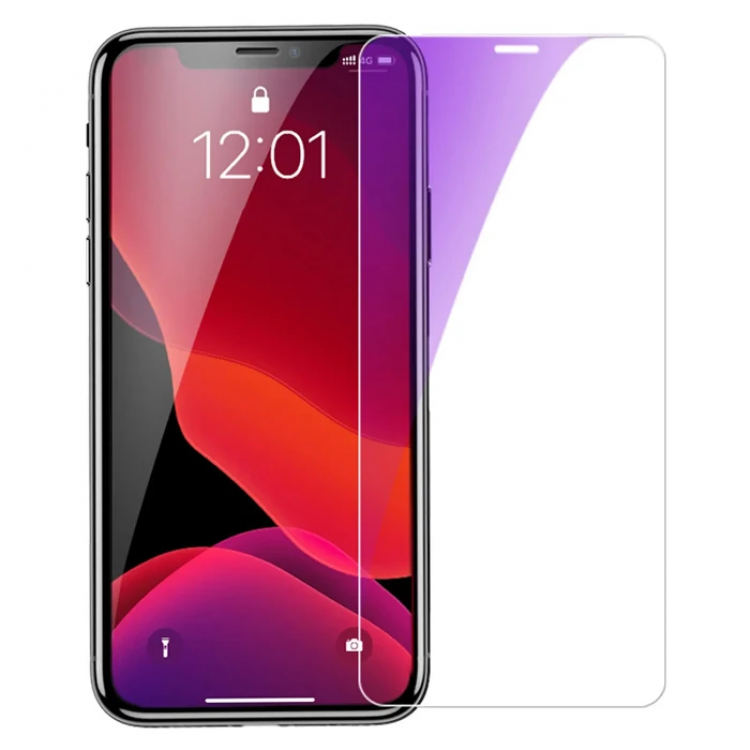 Baseus iPhone 11 Pro- X-XS 0.15mmFull Tempered AntiBlue Light Screen Protector 2 PiecesSet-(5775)