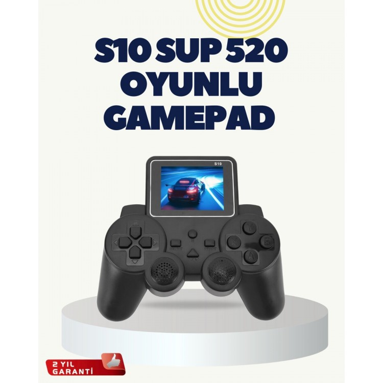 HDMI Supported S10 Gamepad Can Be Connected to a TV with 520 GamesAtari 2025 Model