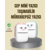 Taşınabilir Mini Termal Yazıcı 200 DPI Bluetooth Bağlantılı