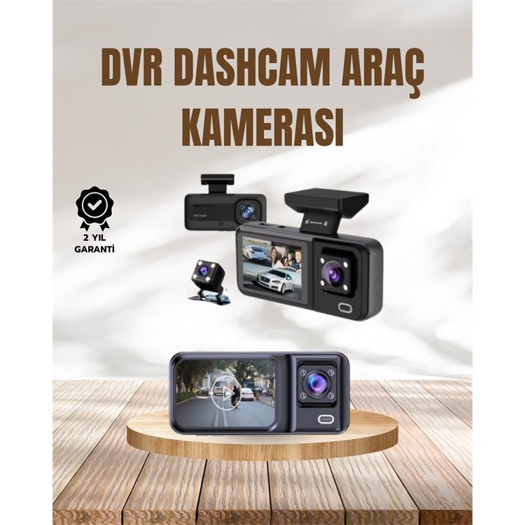 Wi-Fi Destekli Araç Kamerası: 2.7” Ekran 128GB Destek ve IR Gece Görüş