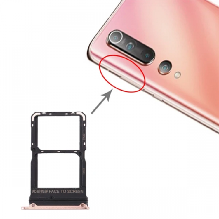 Xiaomi Mi 10 Sim Kart Kapağı Tutucu Sim Yuvası-(5775)