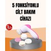 Derin Temizleme ve Masaj İçin 5 Başlıklı Yüz Cilt Bakım Aleti