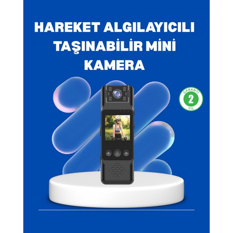 Mini Camera 1080P Full HD Rotating Lens Portable