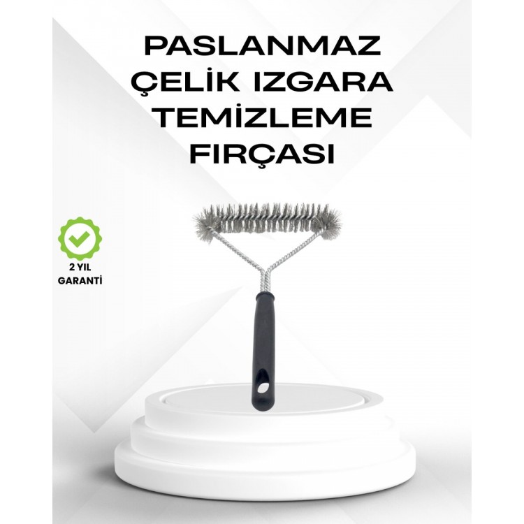 Tel Izgara Temizleme Fırçası BBQ Sonrası Kolay Temizlik