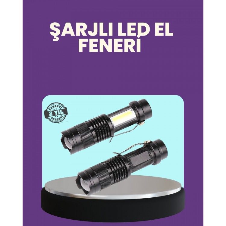 Water Resistant 4 Mode Mini LED Flashlight