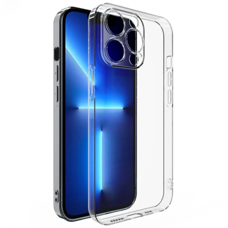Ally iPhone 13 Pro 6.1inch Case CameraProtected Ultra Thin Transparent Silicone Case-(5775)