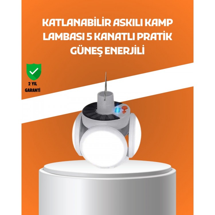 It's purposeful Foldable Solar Powered Camping Lamp – Table Topand Hangable Use