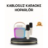 Eğlenceyi her an, her yerde yaşayın! Bluetooth Karaoke Hoparlör Renkli LED Işıklı ve Type-C Şarjlı, güçlü ses çıkışı ve estetik tasarımıyla müzik keyfini ikiye katlıyor.Bluetooth 5.0 teknolojisi, cihazınızı anında tanır ve kararlı bağlantı sağlar. Kablosu
