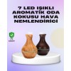 Bu şık ahşap desenli aromaterapi difüzör, hem dekoratif tasarımı hem de güçlü özellikleriyle evinizin havasını değiştirecek. 130 ml su deposu kapasitesi sayesinde uzun süreli nemlendirme sağlar. Ultrasonik atomizasyon teknolojisi, suyu ve uçucu yağları in
