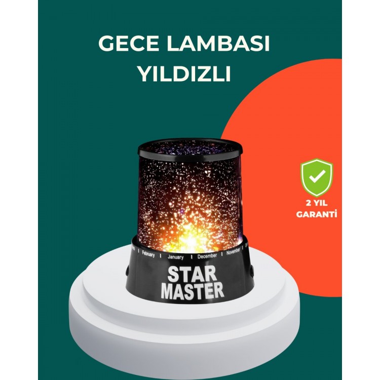 Galaxy Effect LED Star Projector Color Changing Roomillumination