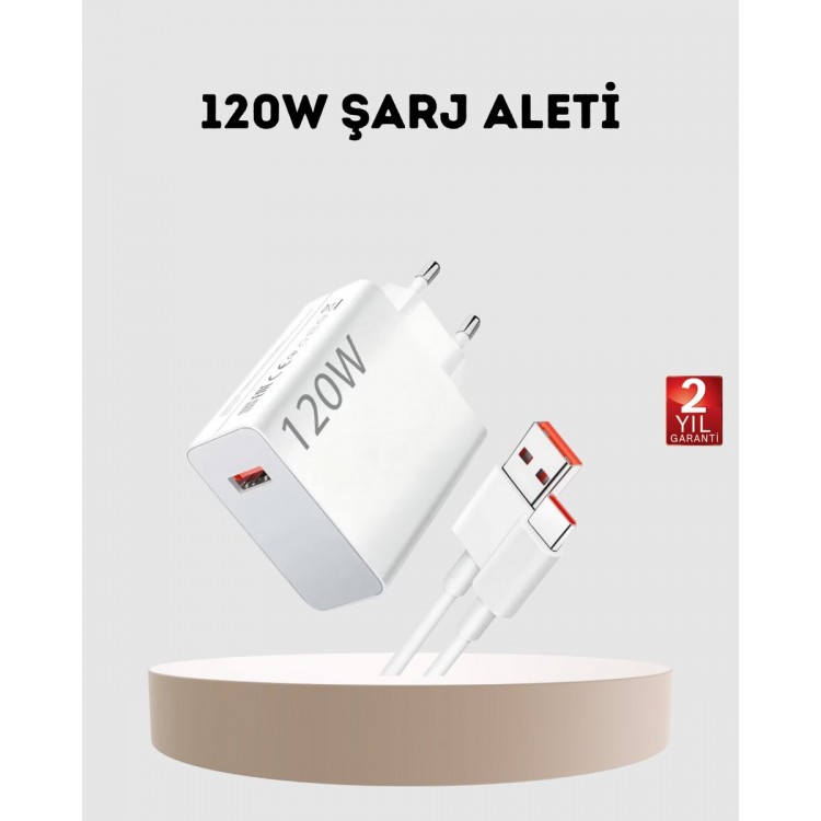 120W USB-C Charging Adapter Super Fast ChargingPower Supply Set