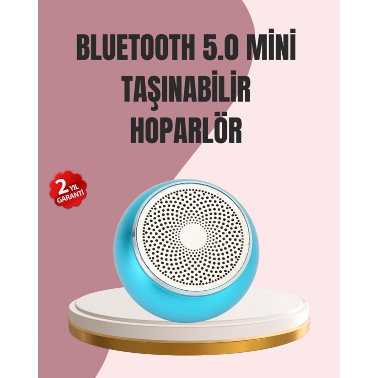 Mini Bluetooth Speaker | Uzun Pil Ömrü Şık ve Hafif Tasarım