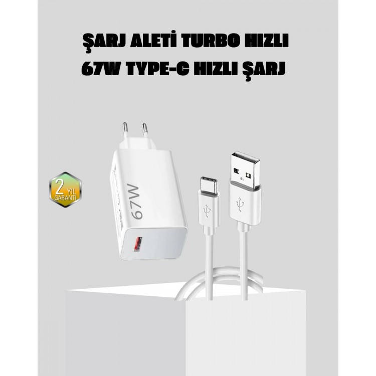 67W Super Fast Charging Adapter and Cable Set– Safe Compact and Ergonomic Design