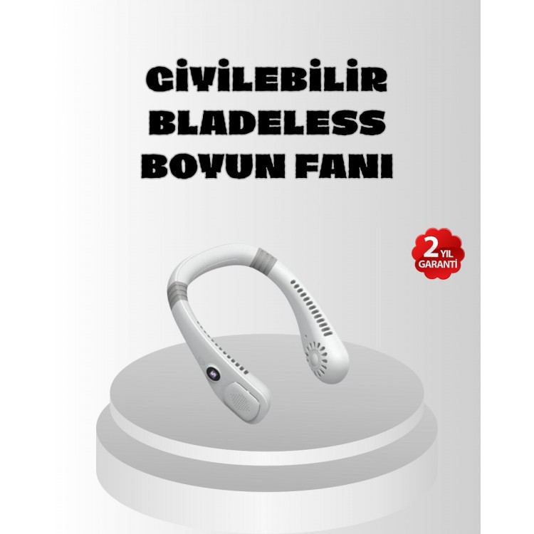 Taşınabilir Boyun Fanı Sessiz Çalışma ve USB Şarj Özellikli