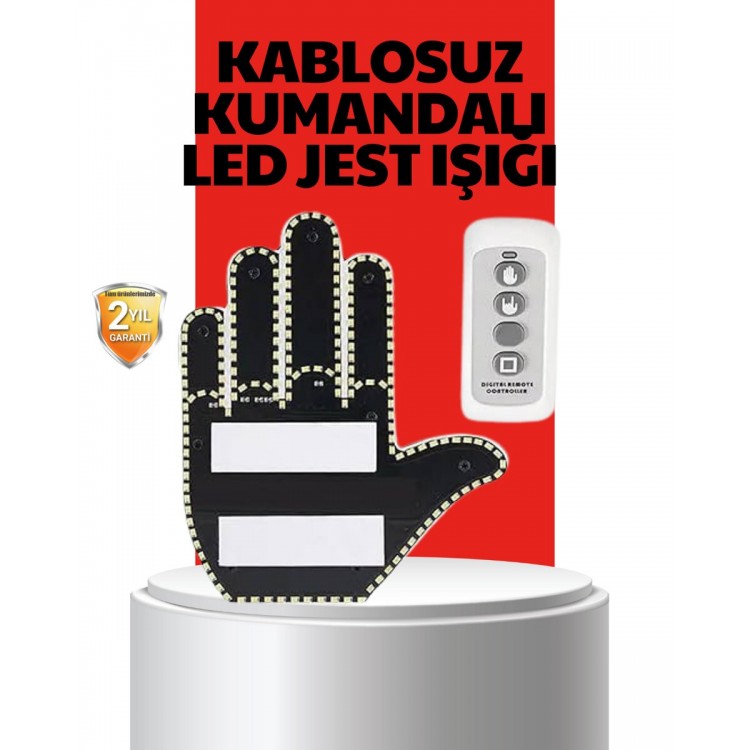 Uzaktan Kumandalı LED Jest Işığı – 3 Farklı Hareket Modu