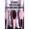 Hair Straightener Comb Heat Adjustable Anti-Damage StraightenerBlow Dry Comb