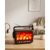Wireless Speaker with LED Fireplace Effect FM Radio MusicPlayer