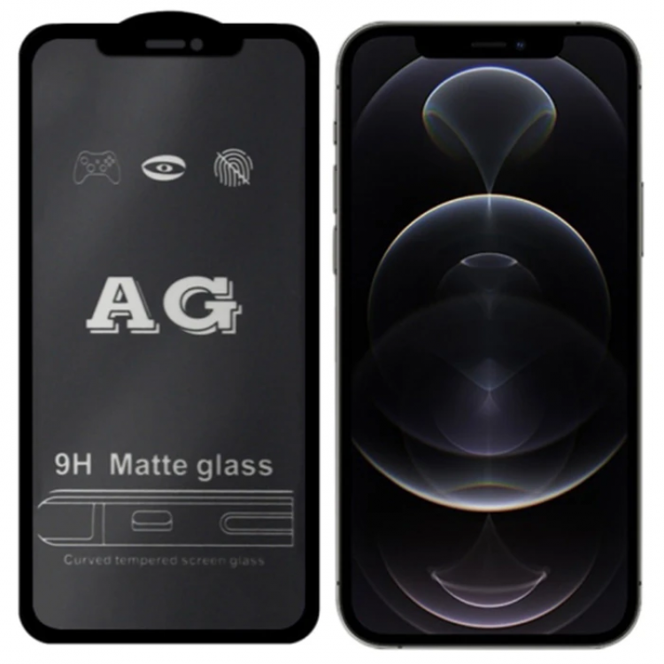 ALLY iPhone 12 -12 Pro 6.1inch FullGlue Matte Tempered Glass Screen Protector-(5775)